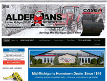 Tablet Screenshot of aldermans.com